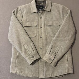 *ABERCROMBIE* Grey Wool Patted Jacket